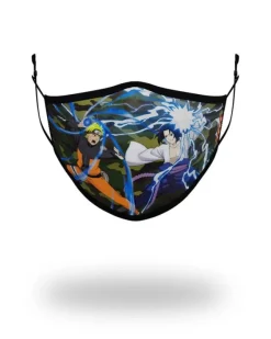 ADULT NARUTO VS SASUKE FORM FITTING FACE-COVERING