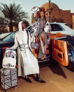 A.I.8 AFRICAN INTELLIGENCE - ORIGIN STORY SHARKNAUTICS HARDSHELL CARRY-ON LUGGAGE