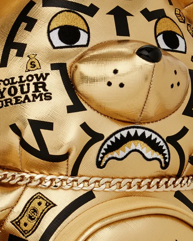 A.I.8 AFRICAN INTELLIGENCE PATH TO THE FUTURE II MEDIUM MONEYBEAR TEDDYBEAR BACKPACK