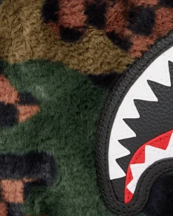 BIG SKY FUR SHARK CROSSOVER CLUTCH