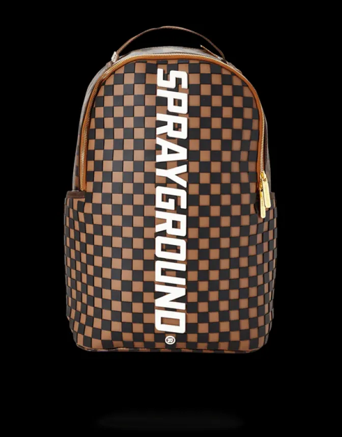 3D MOLDED RUBBER CHECKERED LOGO