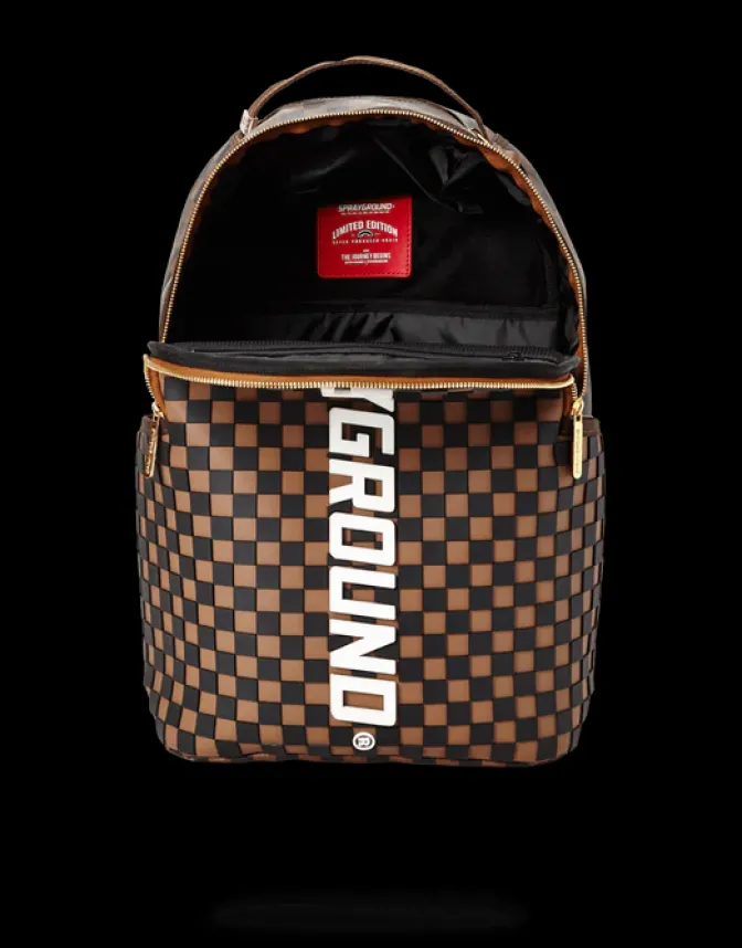 3D MOLDED RUBBER CHECKERED LOGO