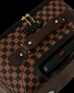 EXTERIOR GOLD ZIP POCKET SHARKS IN PARIS JETSETTER CARRY-ON LUGGAGE