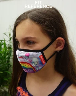 KIDS FORM FITTING MASK: COLOR DRIP